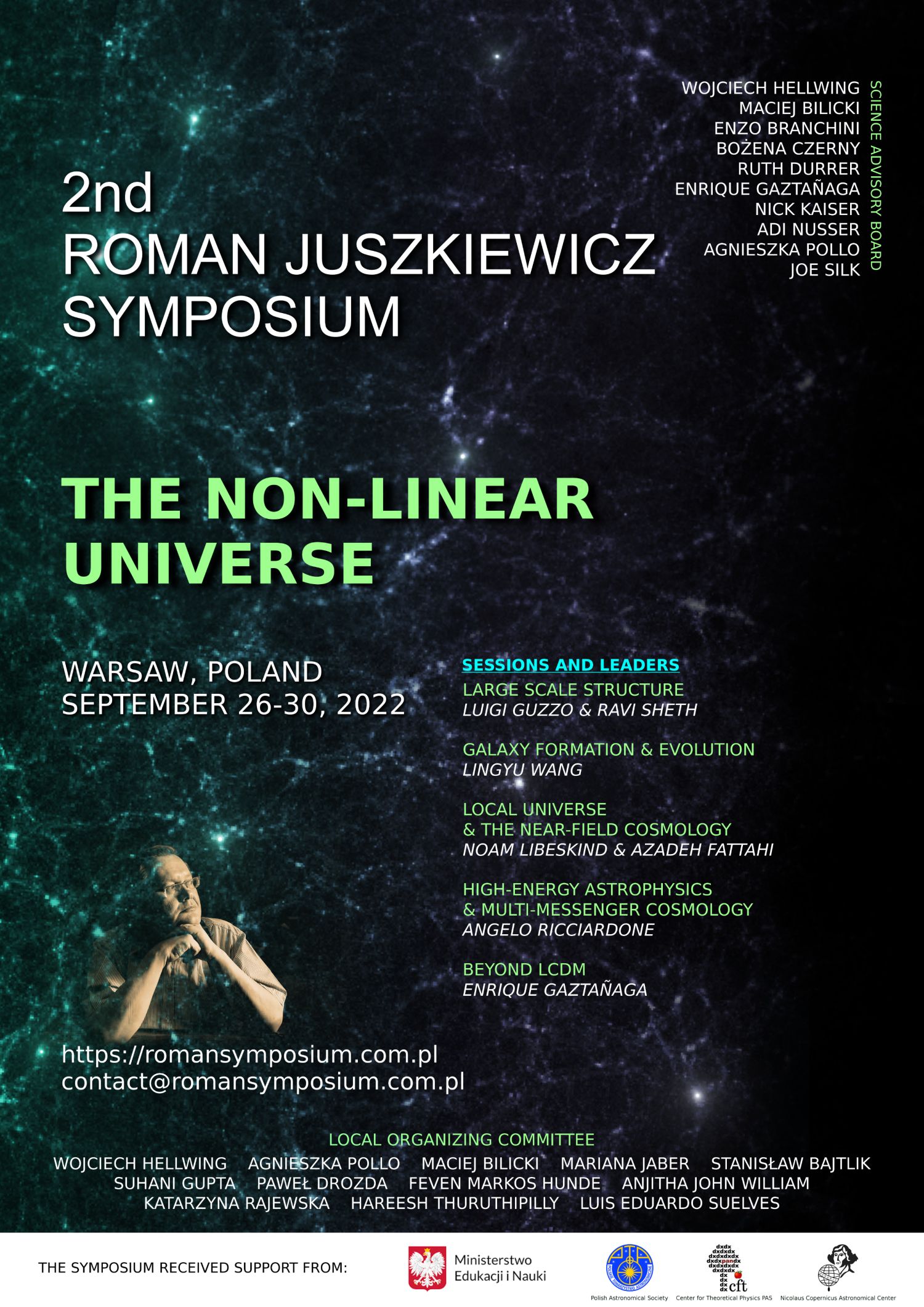Plakat konferencji 2nd Roman Juszkiewicz Symposium