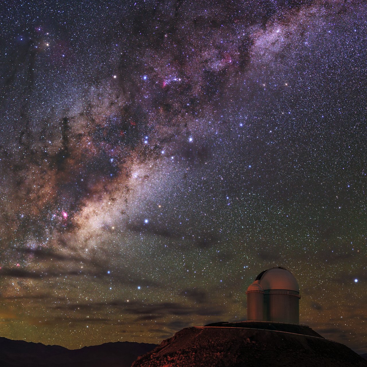 Droga Mleczna nad Obserwatorium La Silla