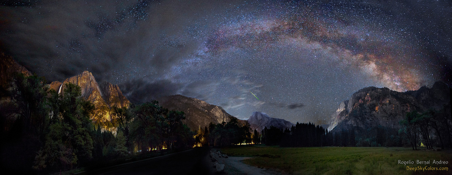 Akwaryd ponad Yosemite w 2014 roku. Źródło: APOD/Rogelio Bernal Andreo 