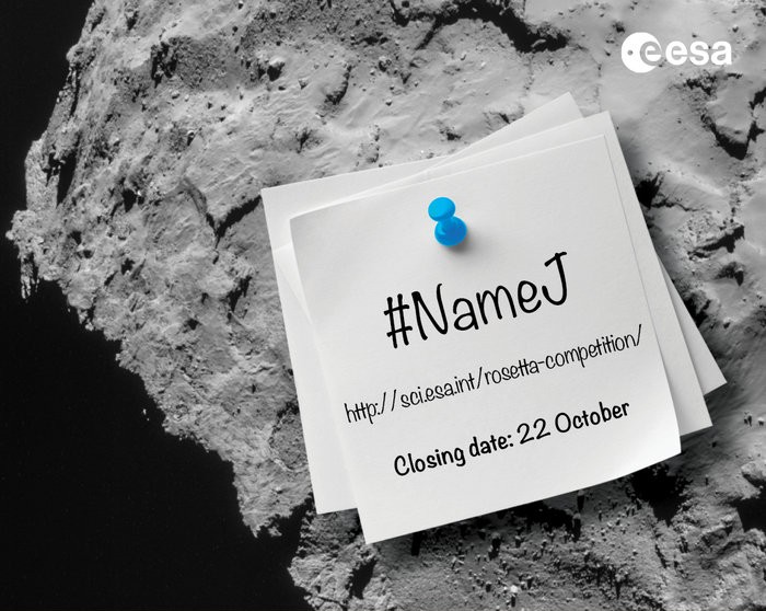 NameJ - konkurs ESA w misji Rosetta
