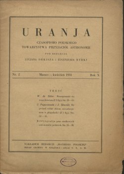 Urania nr 2/1931 (Uranja nr 2/1931)