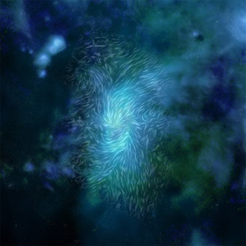 Złożony obraz centralnego obszaru Drogi Mlecznej, znanego jako Sagittarius A.