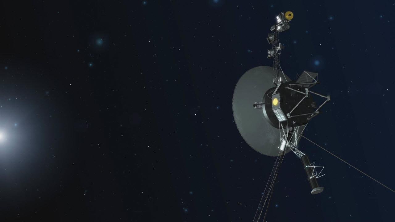 Voyager 1 w przestrzeni kosmicznej