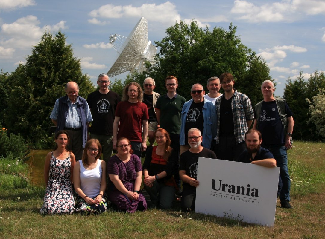 Cześć redakcji Uranii na warsztatach dziennikarskich w Piwnicach koło Torunia