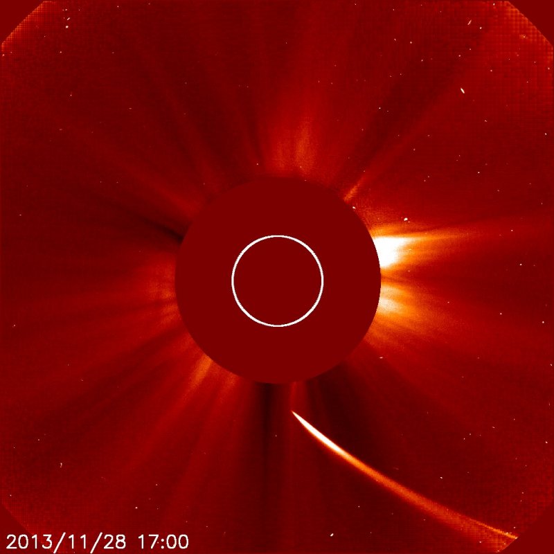 Kometa C/2012 S1 (ISON) przed peryhelium