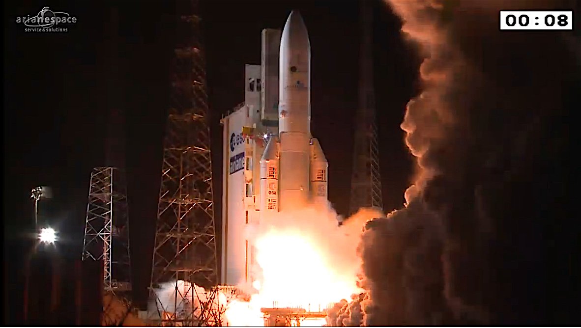 Start rakiety Ariane 5 w ramach misji VA299