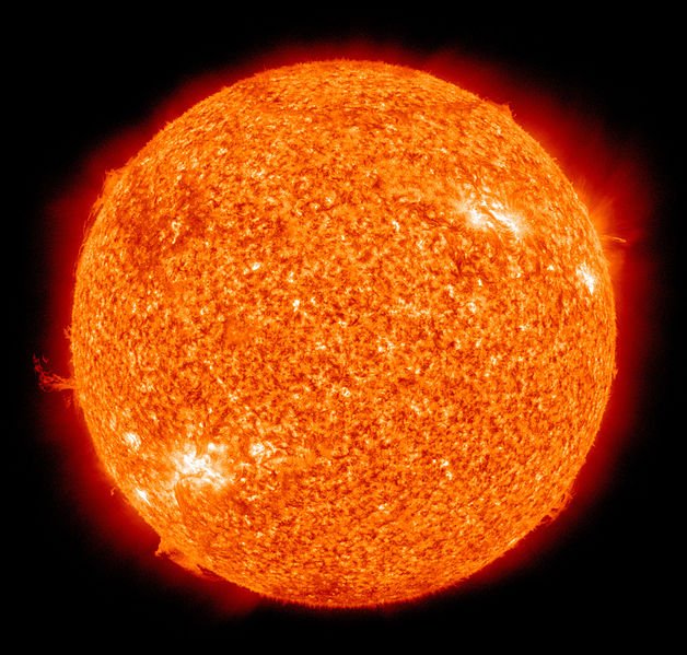 Zdjęcie Słońca wykonane przez Solar Dynamics Observatory (SDO)