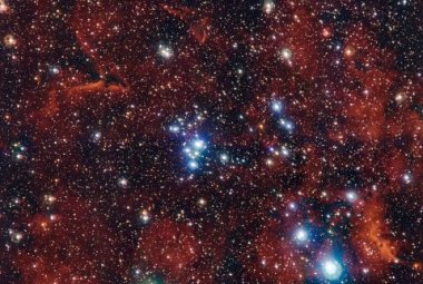 Gromada otwarta NGC 2367 sfotografowana za pomocą 2,2-metrowego teleskopu MPG/ESO
