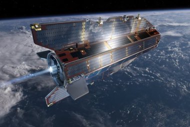 Satelita GOCE na orbicie okołoziemskiej